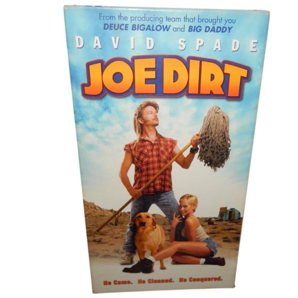 JOE DIRT David Spade Brittany Daniel comedy vintage VHS in original paper case